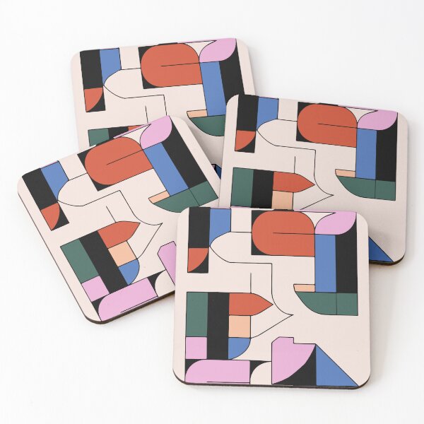 Item preview, Modern Abstract Geometric Art with Bold Shapes designed and sold by OpalEllery.