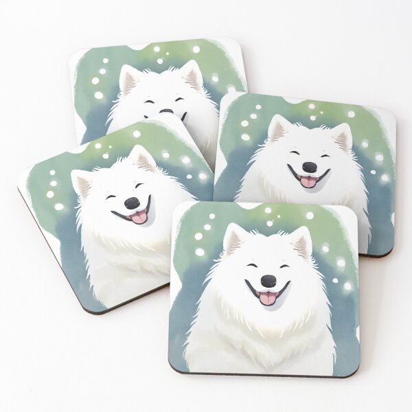 Item preview, Watercolour Samoyed Dog designed and sold by TheresaNicole.