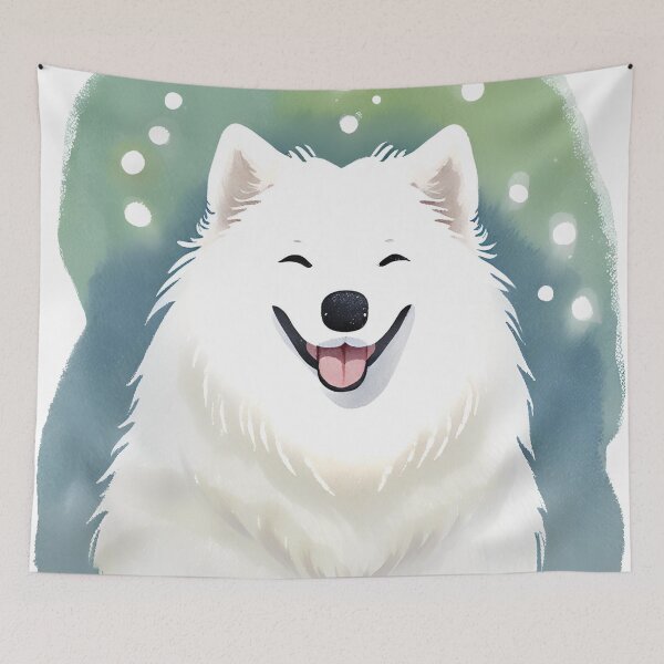 Item preview, Watercolour Samoyed Dog designed and sold by TheresaNicole.