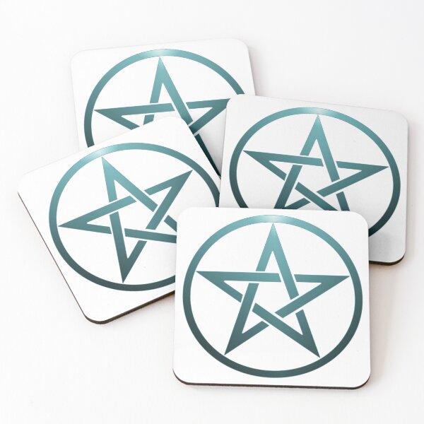 Item preview, Turquoise Pentacle designed and sold by The Tinker Man's Daughter.