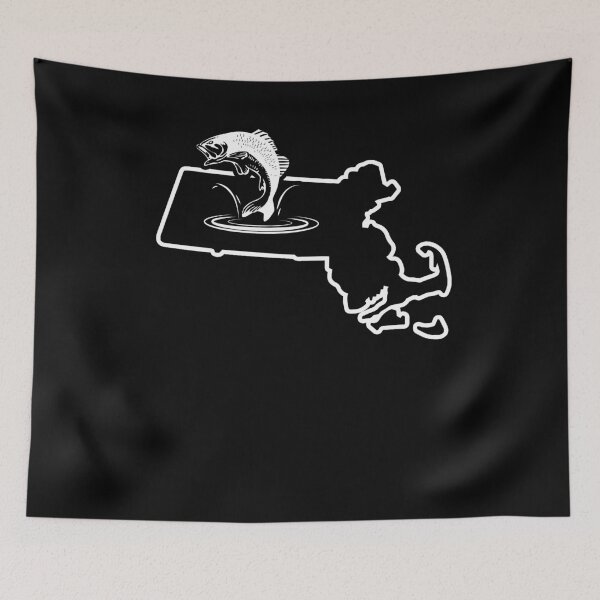 Item preview, Fishing Bass Massachusetts Bass Fishing Guide Shirt designed and sold by shoppzee.