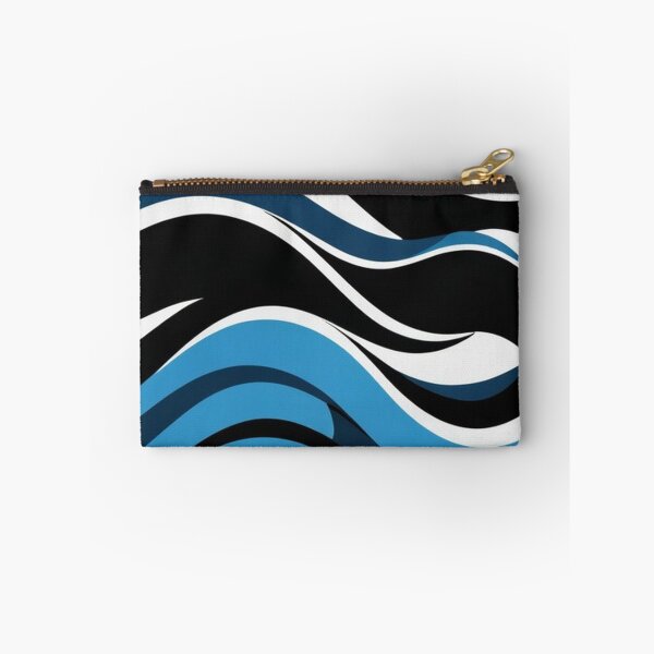 Item preview, wave pattern 45 designed and sold by blackwhiteblue.