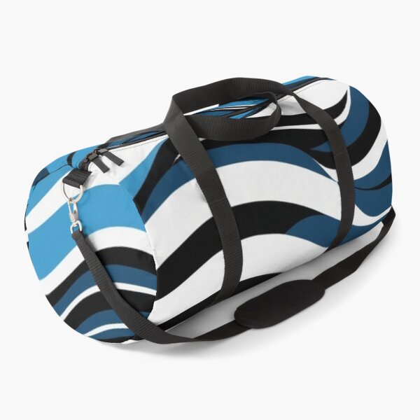 Item preview, wave pattern 45 designed and sold by blackwhiteblue.