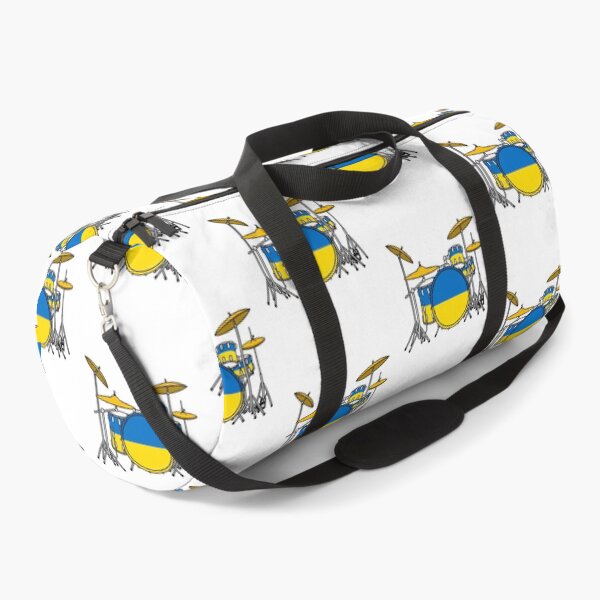 Item preview, Drum Kit Ukrainian Flag Drummer Musician designed and sold by doodlerob.