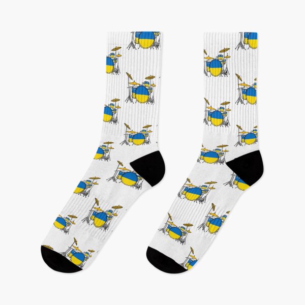 Item preview, Drum Kit Ukrainian Flag Drummer Musician designed and sold by doodlerob.