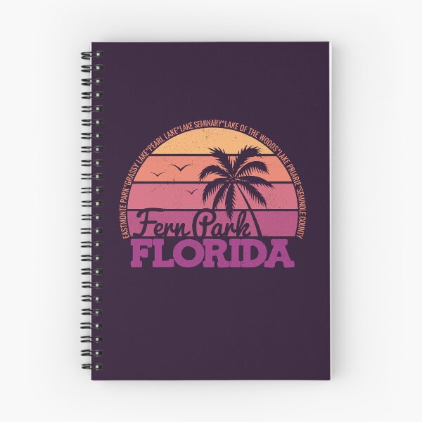 Item preview, Fern Park Florida Retro Sunset Local Pride Logo designed and sold by CRHPOD20.