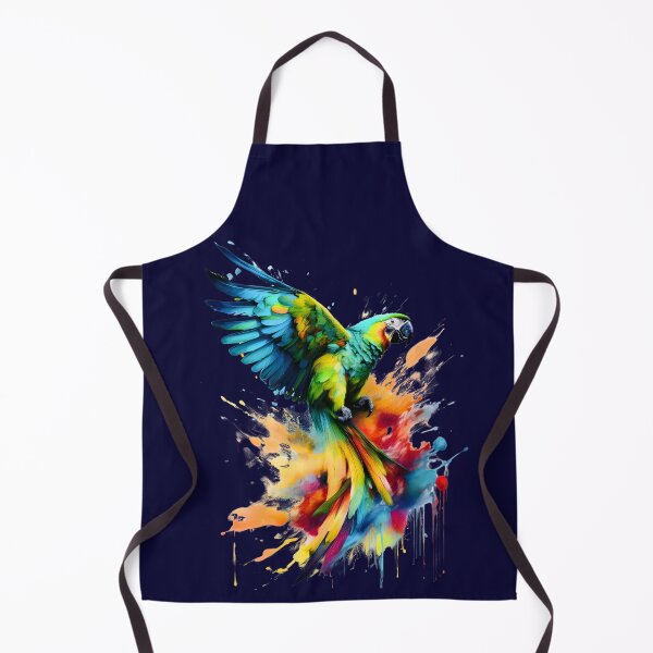 Item preview, Macaw in Colorful Splashes designed and sold by DesignbyVibe.