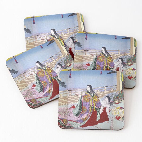 Item preview, Yoshitoshi - Moon Viewing at the Yoshino Imperial Palace designed and sold by store-wasabi.