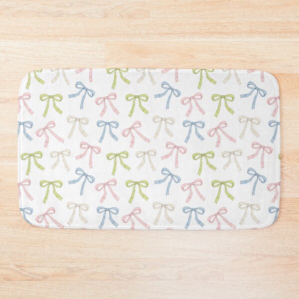 Item preview, Pastel Ribbon Bow Watercolor Pattern designed and sold by Magnolia Valley Art.