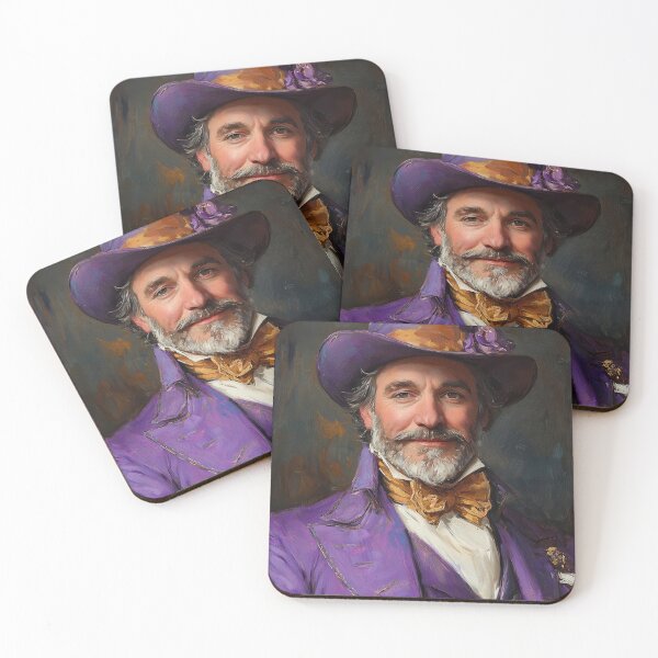 Item preview, Regal Gentleman in Vivid Purple Attire designed and sold by Twisted Kids.