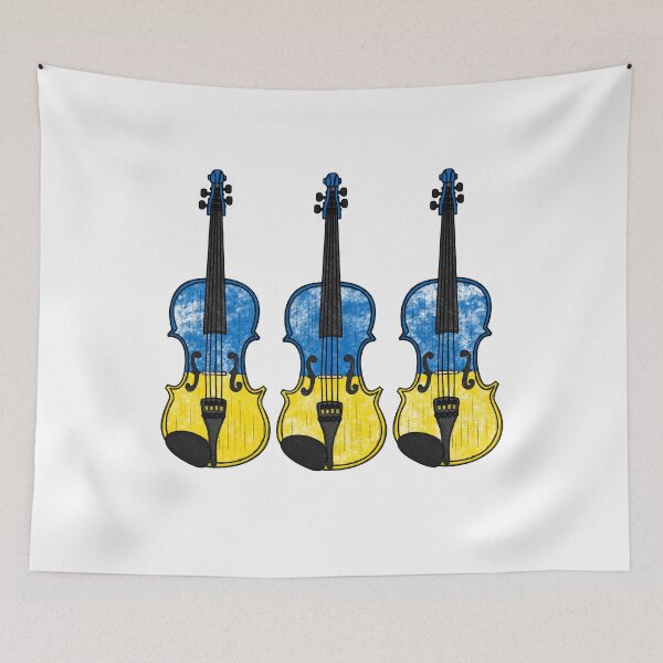 Item preview, Violin Ukrainian Flag Violinist String Musician designed and sold by doodlerob.