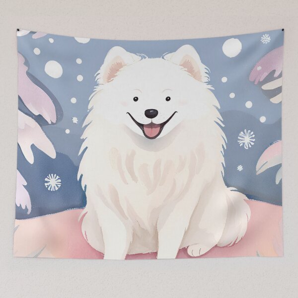 Item preview, Watercolour Samoyed Dog designed and sold by TheresaNicole.