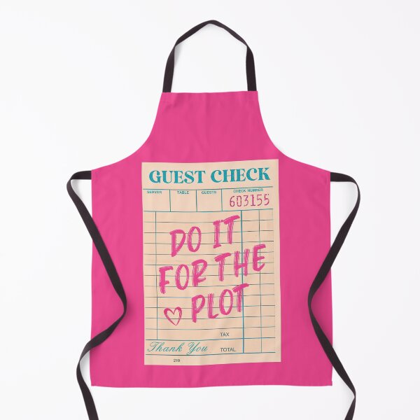 Item preview, Guest Check Do It For The Plot Teal Hot Pink and Orange designed and sold by AestheticAnnette.
