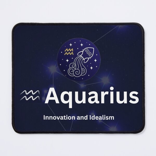 Item preview, Aquarius Zodiac Sign designed and sold by Lucky Arts With Love.