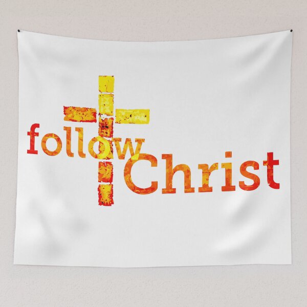 Item preview, Follow Christ Jesus the Messiah Matthew 4 19 Luke 9 23 designed and sold by teenugs.