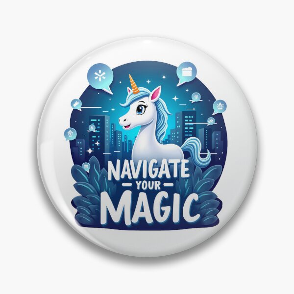 Item preview, Navigate Your Magic Unicorn designed and sold by zoughlal.