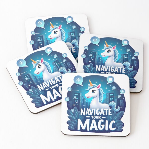 Item preview, Navigate Your Magic Unicorn designed and sold by zoughlal.