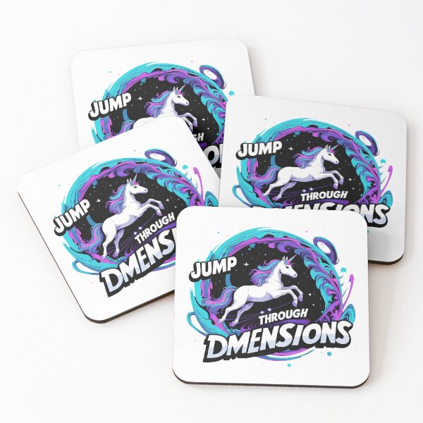 Item preview, Jump Through Dimensions Unicorn designed and sold by zoughlal.