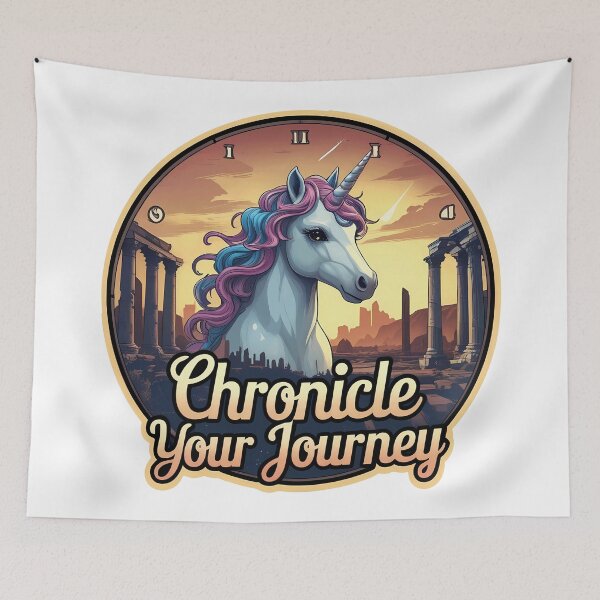 Item preview, Chronicle Your Journey Unicorn designed and sold by zoughlal.