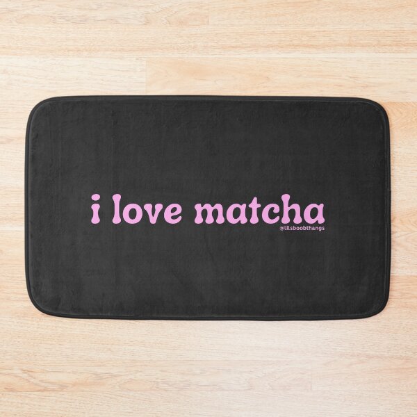 Item preview, I love matcha, v13b, pink, light pink | by @lilsboobthangs designed and sold by lilsboobthangs.
