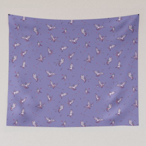 Item preview, Pigeon Battle on Purple designed and sold by karykeppol.