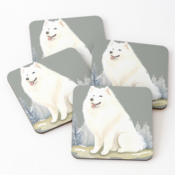 Item preview, Watercolour Samoyed Dog designed and sold by TheresaNicole.