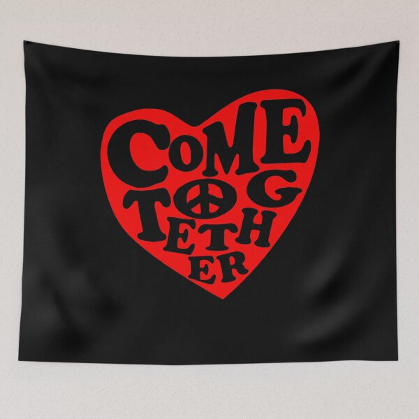 Item preview, Come Together Peace Heart Sign designed and sold by PNGShop.