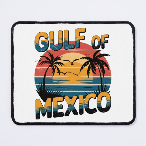 Item preview, Vintage Gulf of Mexico Sunset with Palm Trees and Seagulls Retro Design designed and sold by pod24.