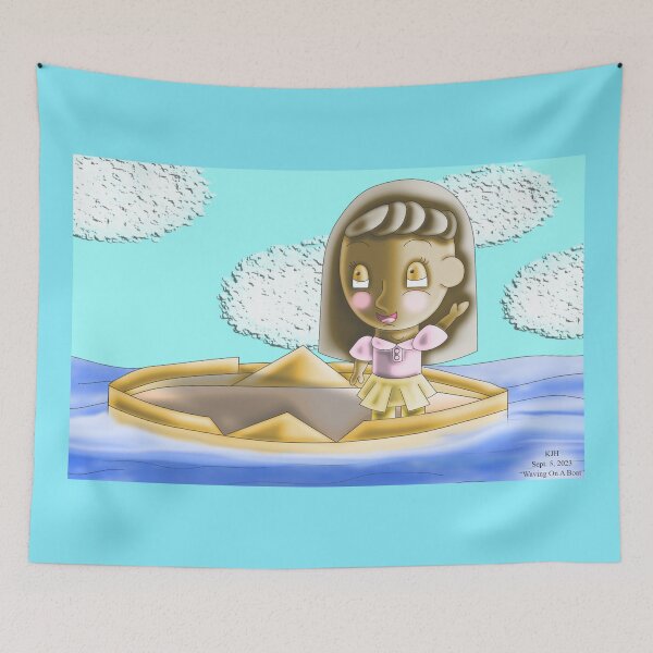 Item preview, Waving On A Boat designed and sold by KJH-Art-Studios.