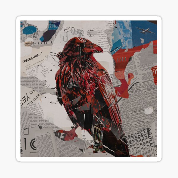 Item preview, Raven Collage designed and sold by OttoVision.