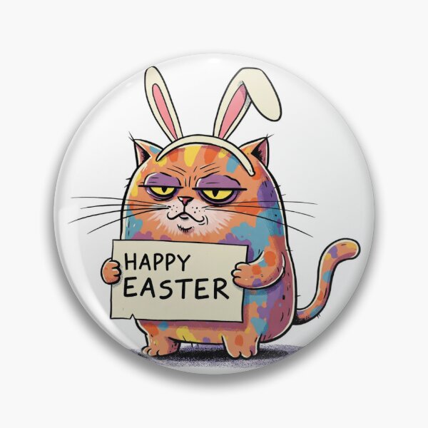 Item preview, Happy Easter | Humorous and Cheerful Holiday Graphic designed and sold by Tw1nsAIArt.