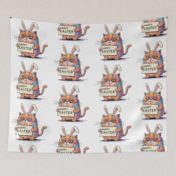 Item preview, Happy Easter | Humorous and Cheerful Holiday Graphic designed and sold by Tw1nsAIArt.