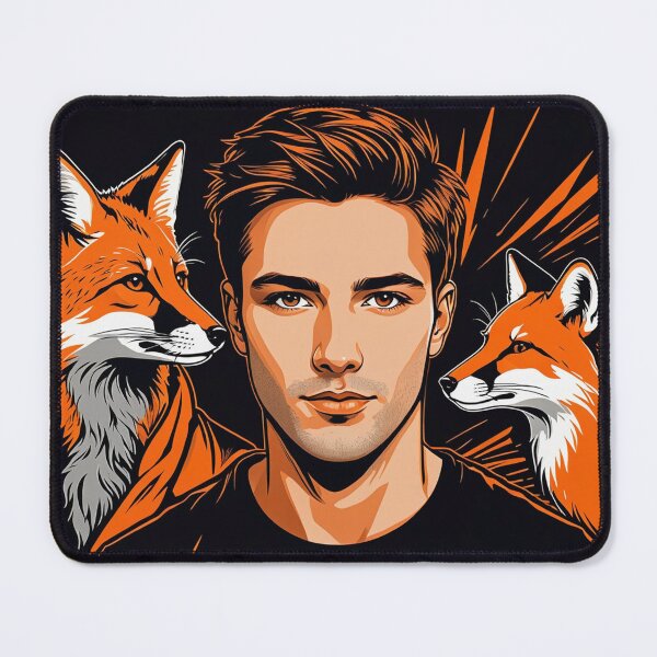 Item preview, The Young Boy and the Orange Fox designed and sold by Raheleh Barkhordari.