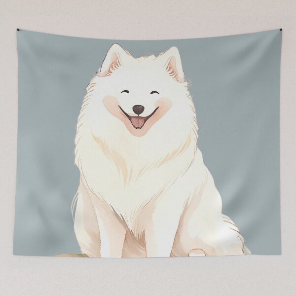 Item preview, Watercolour Samoyed Dog designed and sold by TheresaNicole.