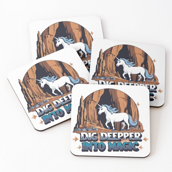 Item preview, Dig Deeper Into Magic Unicorn designed and sold by zoughlal.