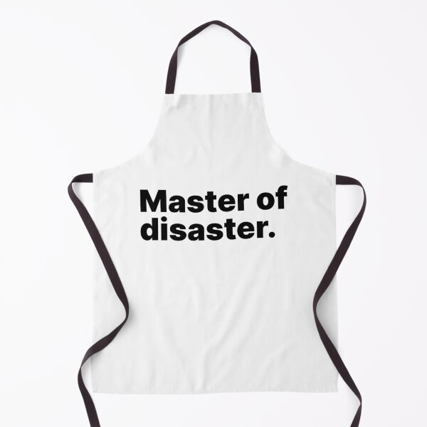 Item preview, Master of disaster | Black text designed and sold by ThingsOnTees.