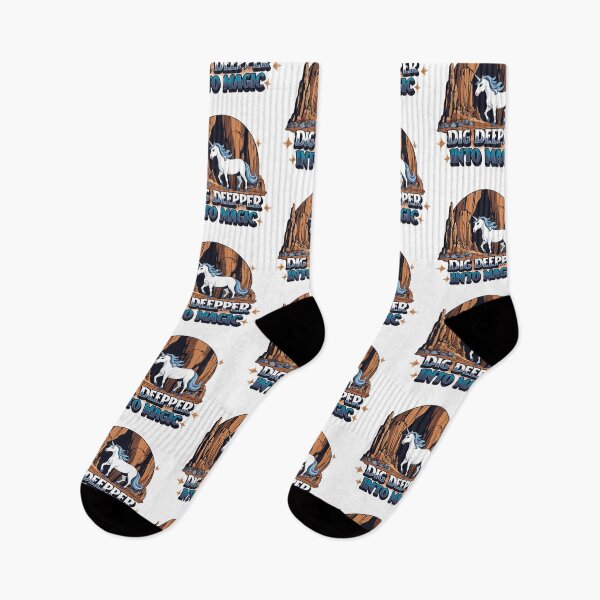 Item preview, Dig Deeper Into Magic Unicorn designed and sold by zoughlal.