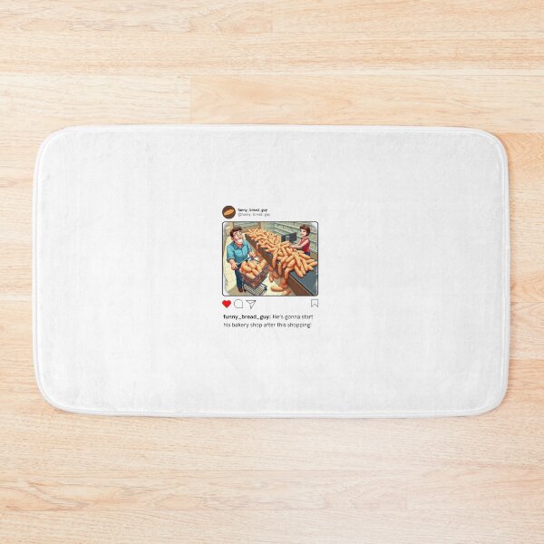 Item preview, Bread Hoarder at Checkout – Funny Supermarket Art designed and sold by ShopWithDreams.