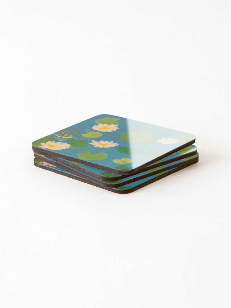 Thumbnail 4 of 5, Coasters (Set of 4), Small Ripples designed and sold by ProbFrog.