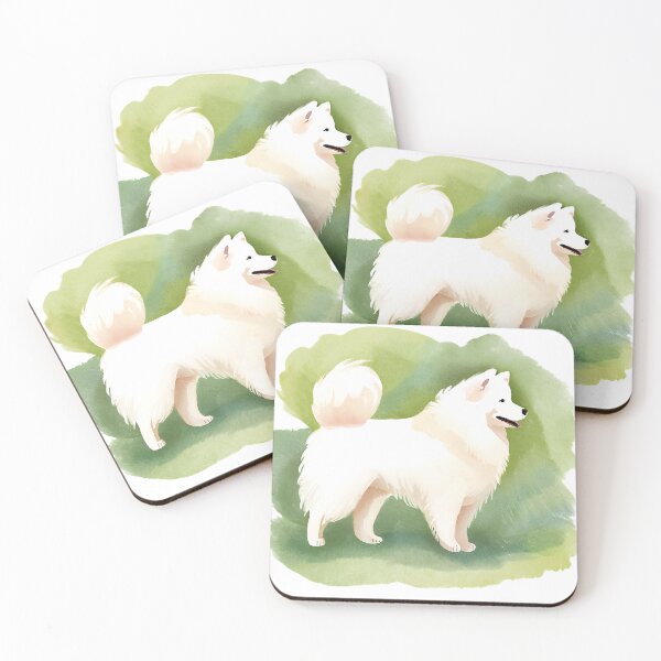 Item preview, Watercolour Samoyed Dog designed and sold by TheresaNicole.