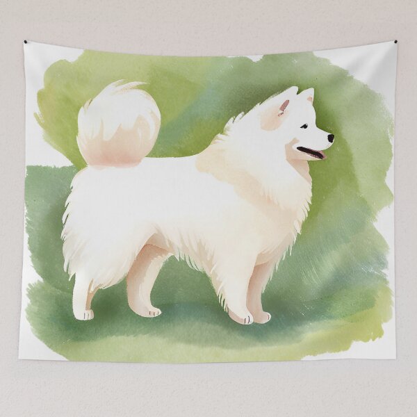 Item preview, Watercolour Samoyed Dog designed and sold by TheresaNicole.