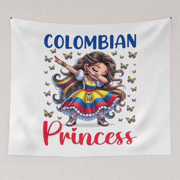 Item preview, Colombian Princess Dabbing for girls & kids designed and sold by NUMAcreations.