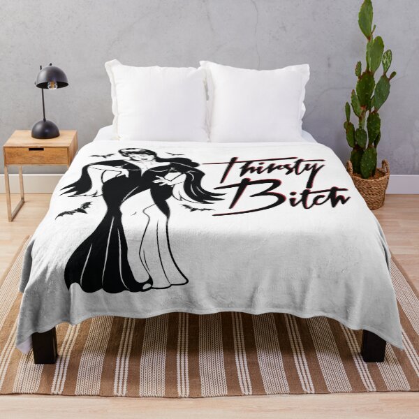 Thirsty Gal Throw Blanket