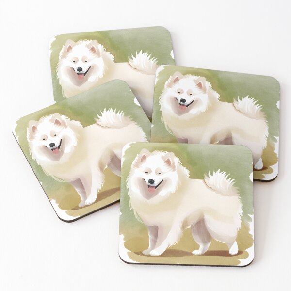 Item preview, Watercolour Samoyed Dog designed and sold by TheresaNicole.
