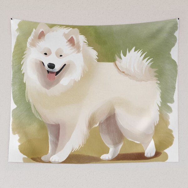 Item preview, Watercolour Samoyed Dog designed and sold by TheresaNicole.
