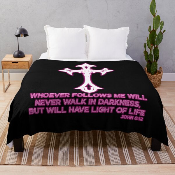 Item preview, Whoever Follows Me Will Never Walk In Darkness designed and sold by PNGShop.