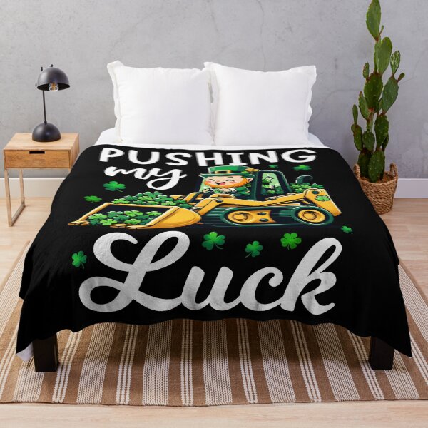 Item preview, Pushing My Luck Tractor St Patricks Day Toddler Boys Kids designed and sold by NUMAcreations.