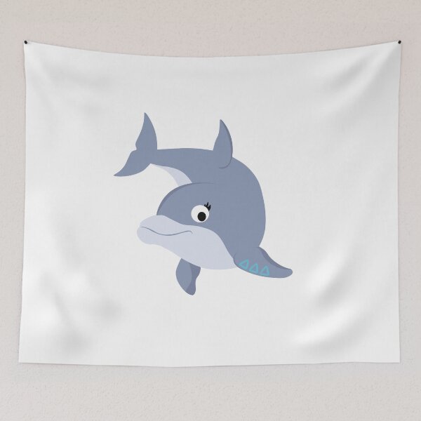 Item preview, Tri Delta Dolphin designed and sold by Lil Bits Art.