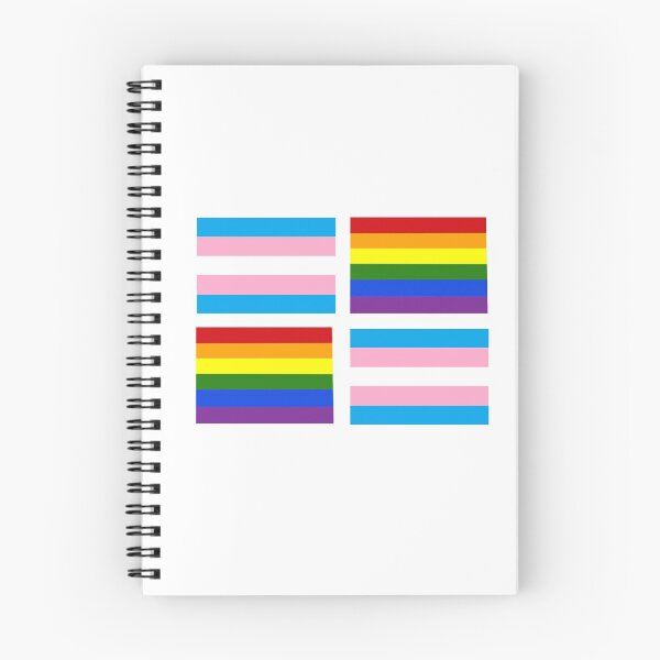 Item preview, Gay and Transgender Pride Flag Grid designed and sold by Saltsaidsweet.