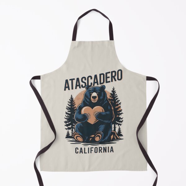 Item preview, Atascadero California Bear Nature Typography Art, Atascadero California designed and sold by MoMidoStore.